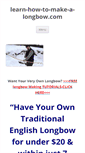 Mobile Screenshot of learn-how-to-make-a-longbow.com